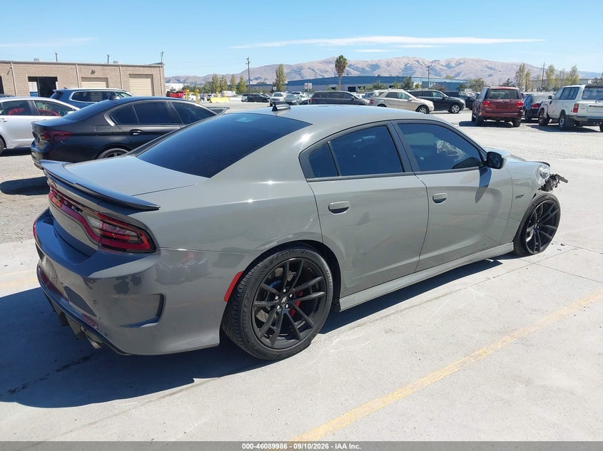 Vin: 2c3cdxgj9kh600026, lot: 46589593, dodge charger scat pack rwd 20194