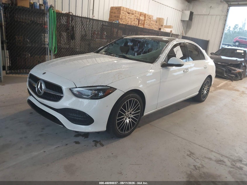 Vin: w1kaf4gb4rr191504, lot: 46589644, mercedes-benz c 300 20242