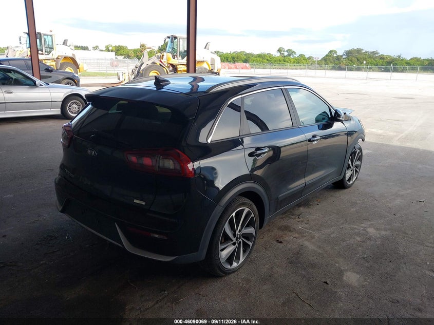 Vin: kndce3lc1k5222204, lot: 46589676, kia niro touring 20194