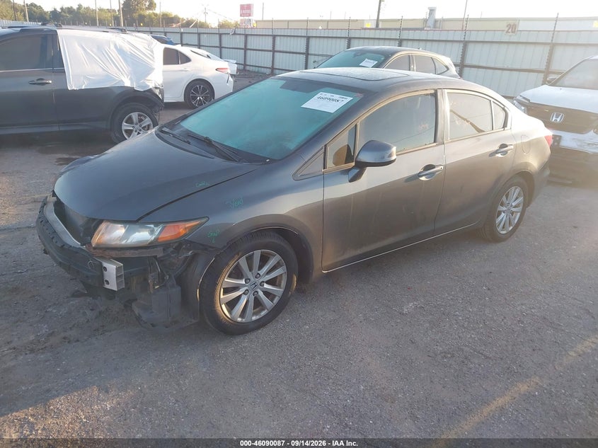 Vin: 2hgfb2f86ch522789, lot: 46589694, honda civic ex 20122