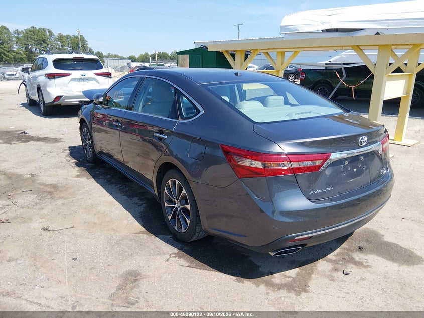 2016 TOYOTA AVALON auction photo 3