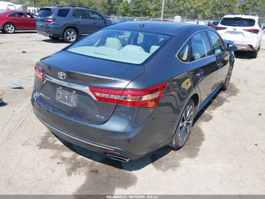 2016 TOYOTA AVALON auction photo 4