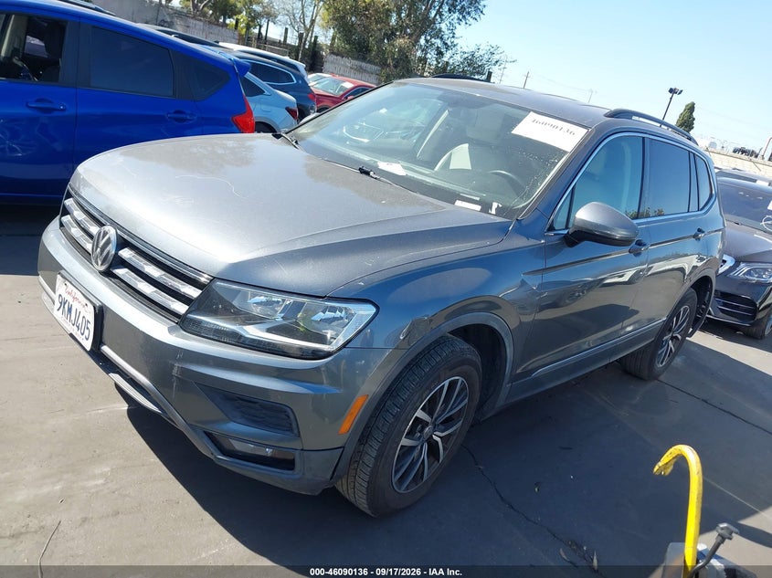 Vin: 3vv3b7ax9jm035499, lot: 46589743, volkswagen tiguan 2.0t se/2.0t sel 20182