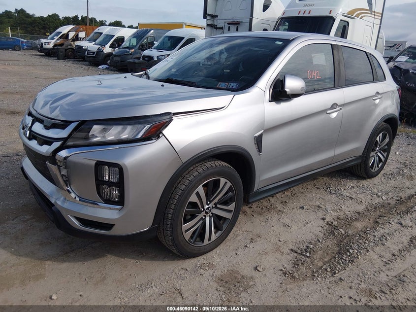 2020 Mitsubishi Outlander, Удар спереду, IAAI, VIN JA4AR3AU8LU025460 — фото 2