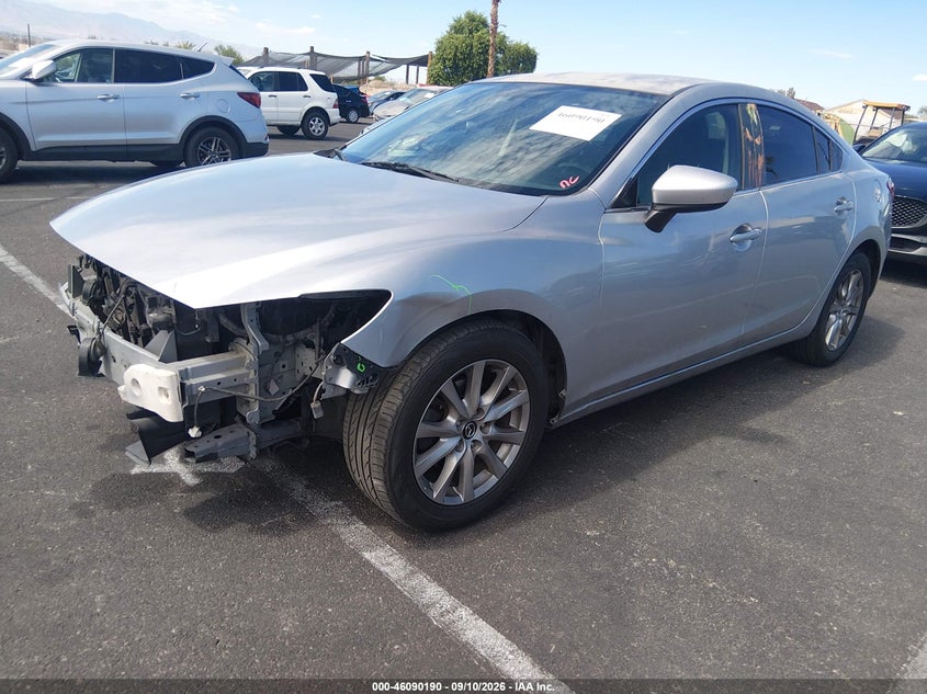 2016 Mazda 6, Front End, IAAI, VIN JM1GJ1U5XG1445633 — photo 2