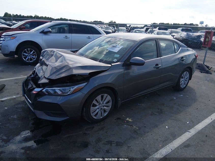Vin: 3n1ab8bv4ly290780, lot: 46589802, nissan sentra s xtronic cvt 20202