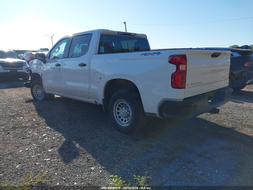 Vin: 1gcudaed1rz223860, lot: 46589833, chevrolet silverado 1500 4wd  short bed wt 20243