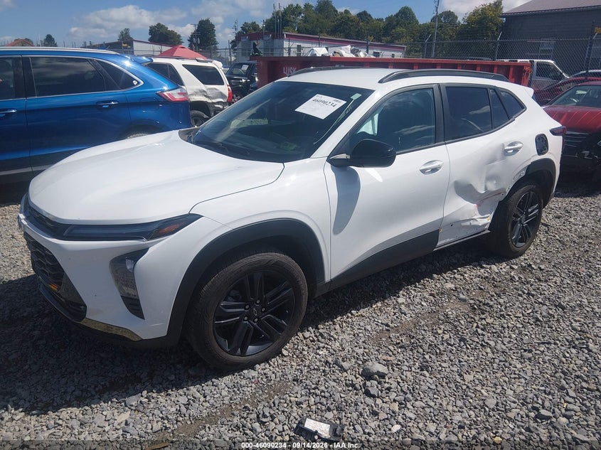 Vin: kl77lkep3sc126827, lot: 46589841, chevrolet trax fwd activ 20252
