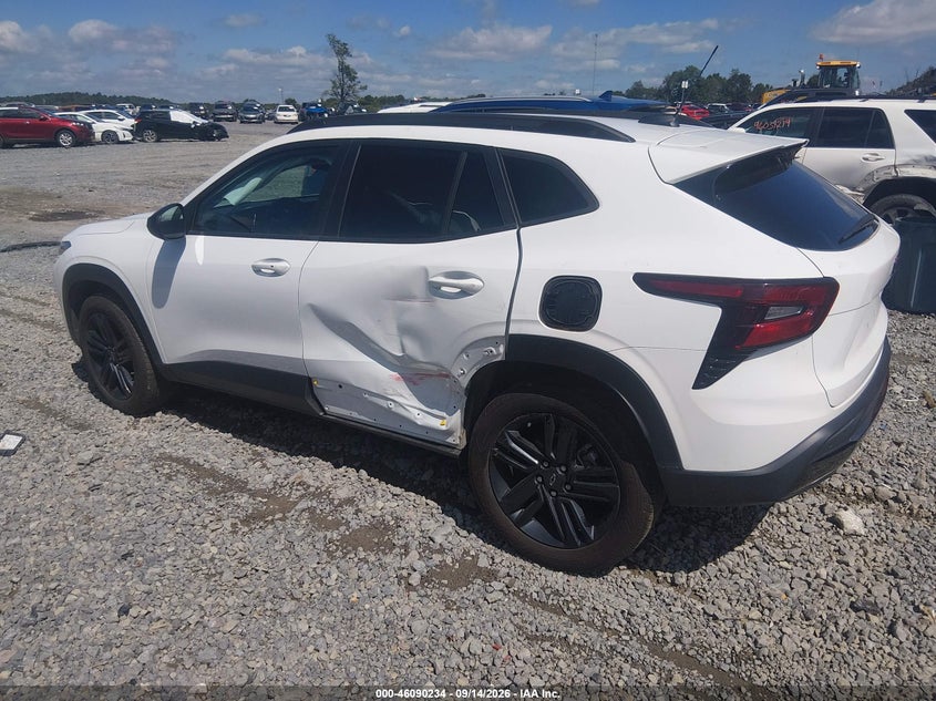 Vin: kl77lkep3sc126827, lot: 46589841, chevrolet trax fwd activ 20253