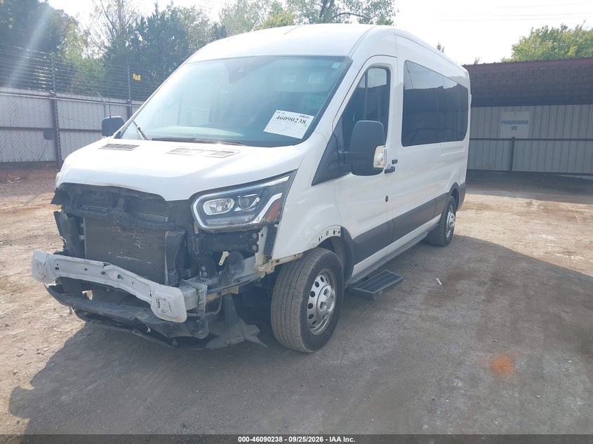 Vin: 1fbax9c8xpka14609, lot: 46589845, ford transit-350 passenger van xlt 20232