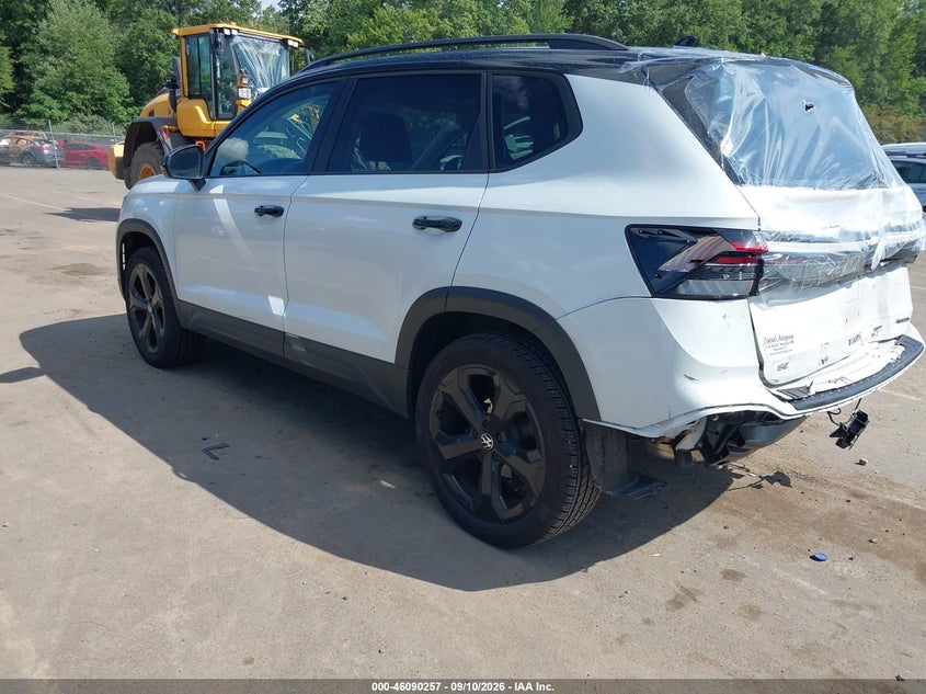 Vin: 3vv2c7b21sm004082, lot: 46589864, volkswagen taos 1.5t se black 20253