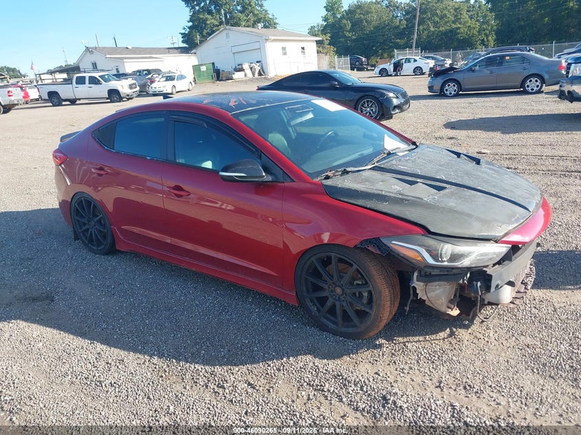 Vin: kmhd04lb1hu341140, lot: 46589872, hyundai elantra sport 2017 img_1
