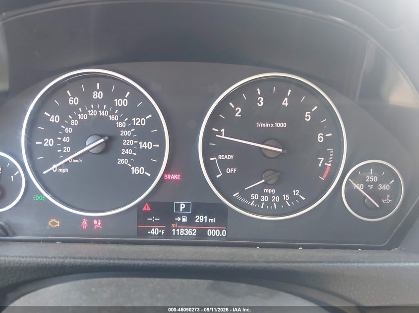 BMW 320I 2015 VIN WBA3C3G59FNT53398