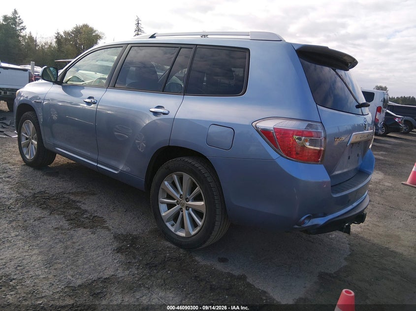 TOYOTA HIGHLANDER HYBRID 2008 VIN JTEEW41A182014665