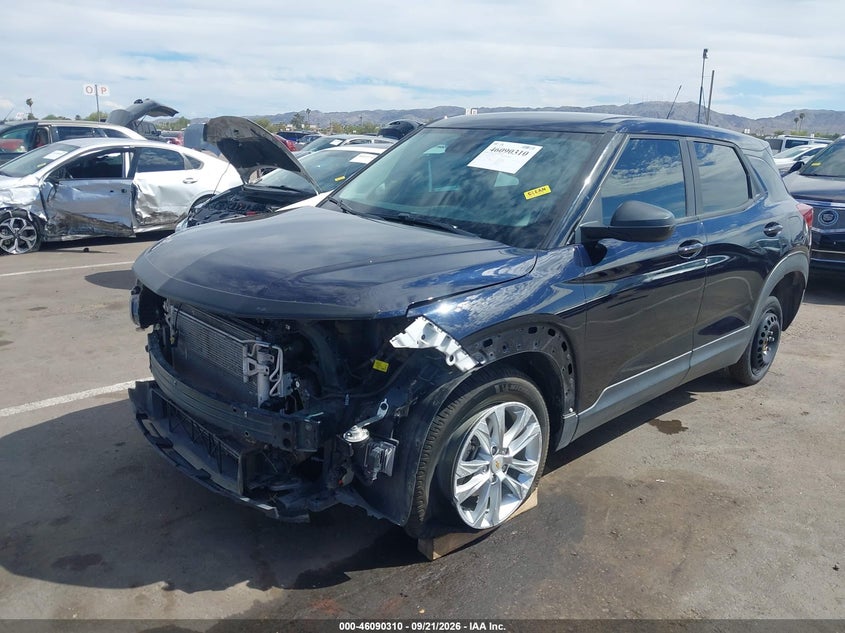 Vin: kl79mms25mb135029, lot: 46589917, chevrolet trailblazer fwd ls 20212