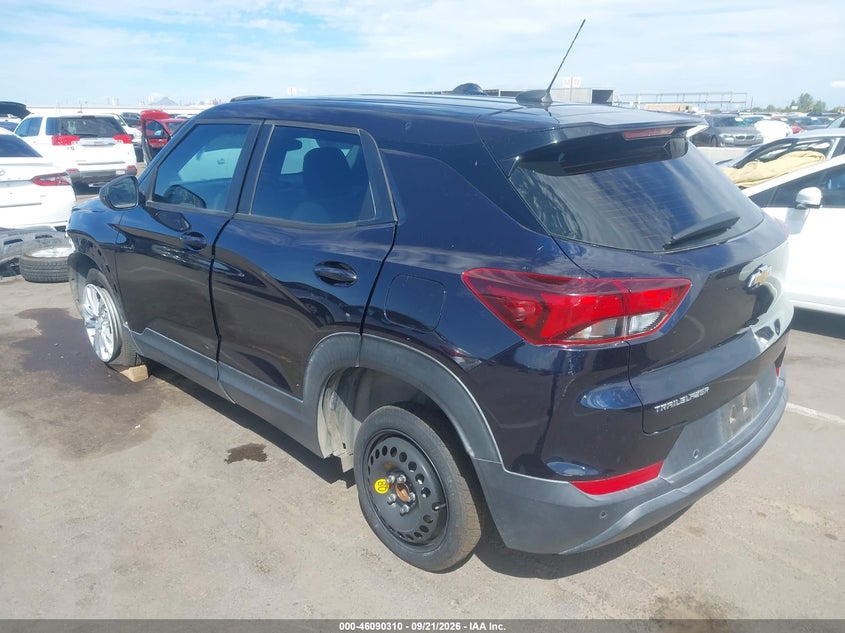 Vin: kl79mms25mb135029, lot: 46589917, chevrolet trailblazer fwd ls 20213