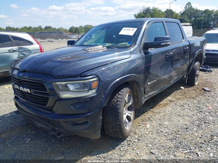 Vin: 1c6srfjt0kn813023, lot: 46589957, ram 1500 laramie  4x4 5'7 box 20192