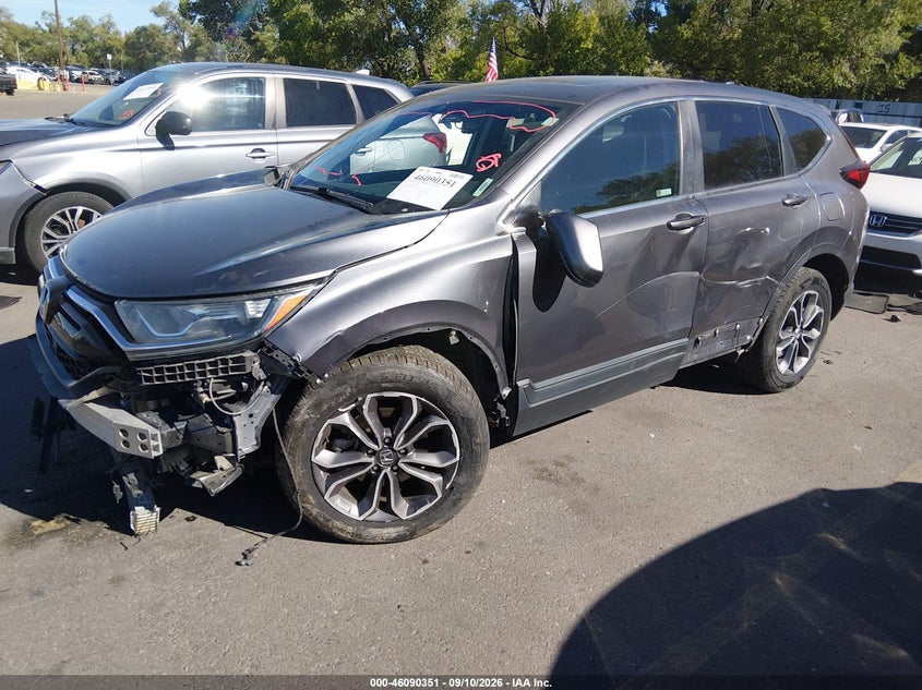 Vin: 2hkrw2h86mh680863, lot: 46589958, honda cr-v awd ex-l 20212