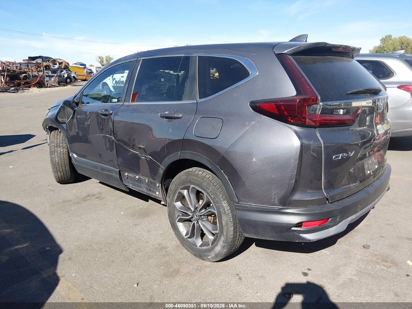 Vin: 2hkrw2h86mh680863, lot: 46589958, honda cr-v awd ex-l 20213