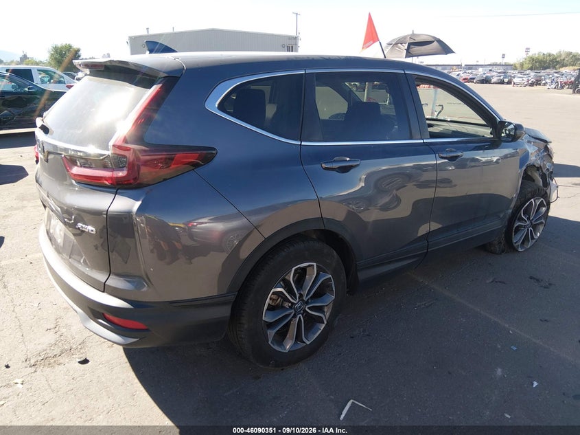 Vin: 2hkrw2h86mh680863, lot: 46589958, honda cr-v awd ex-l 20214