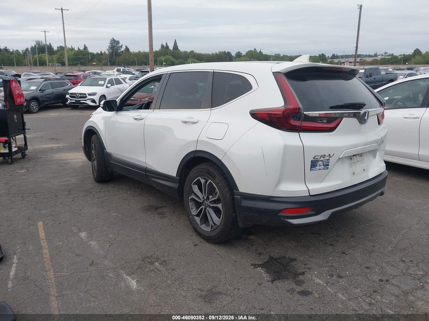 Vin: 2hkrw2h8xmh634436, lot: 46589959, honda cr-v awd ex-l 20213