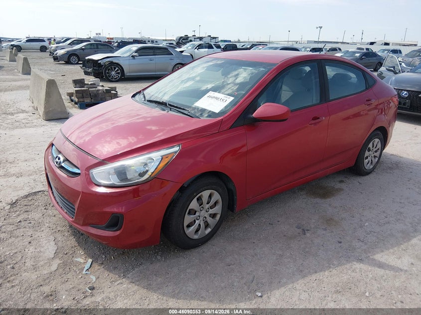 Vin: kmhct4ae8hu285892, lot: 46589960, hyundai accent se 20172