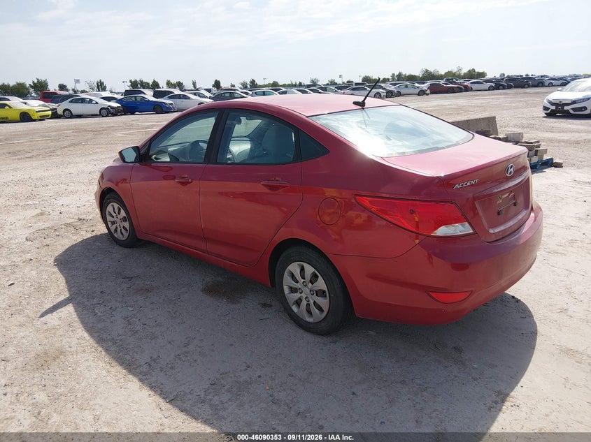 Vin: kmhct4ae8hu285892, lot: 46589960, hyundai accent se 20173