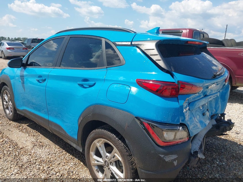 Vin: km8k32ab0nu761148, lot: 46589979, hyundai kona sel 20223
