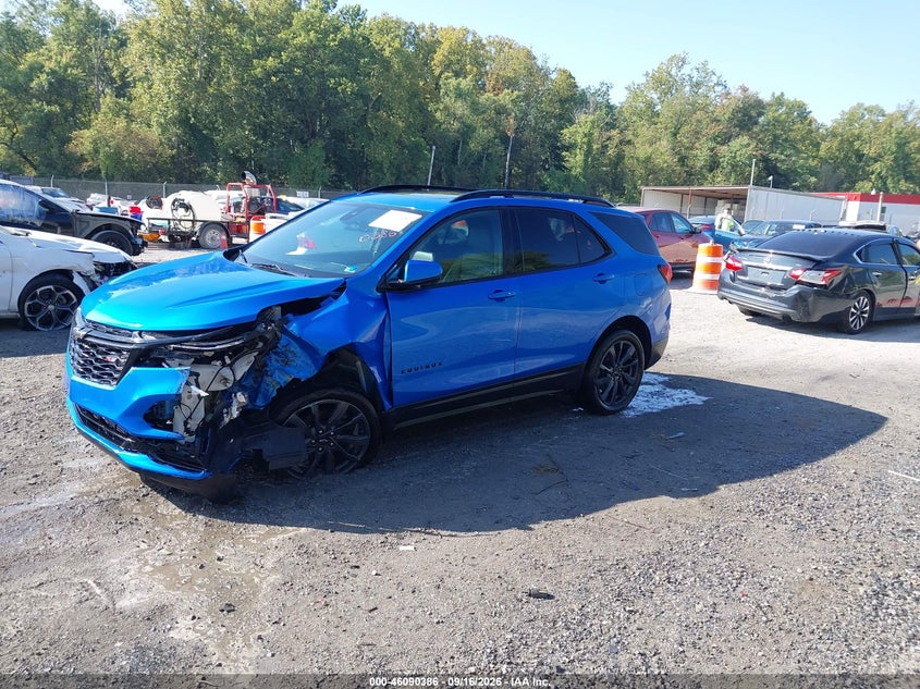 Vin: 3gnaxweg8rs105746, lot: 46589992, chevrolet equinox awd rs 20242