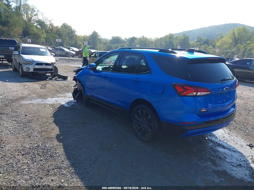 Vin: 3gnaxweg8rs105746, lot: 46589992, chevrolet equinox awd rs 20243
