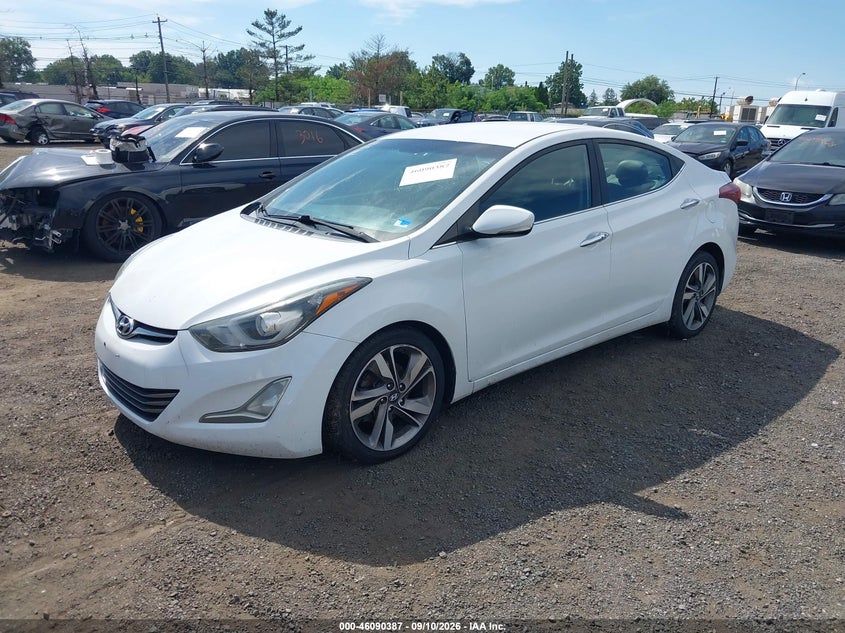 2016 Hyundai Elantra, Front End, IAAI, VIN 5NPDH4AE2GH669007 — photo 2