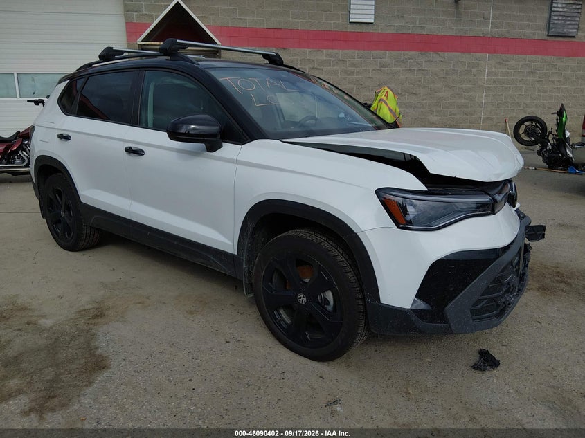 Vin: 3vv2c7b22tm030126, lot: 46590009, volkswagen taos se black 2026 img_1