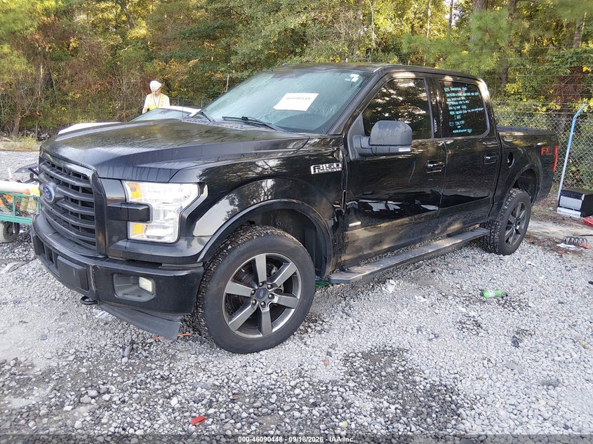 Vin: 1ftew1eg0hfb48058, lot: 46590055, ford f-150 xlt 20172