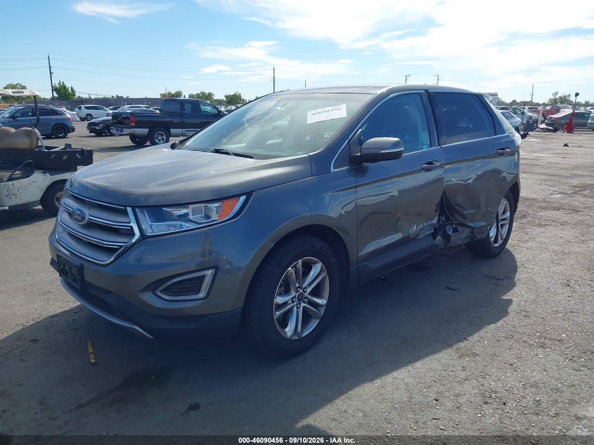 Vin: 2fmpk4j9xhbb46778, lot: 46590063, ford edge sel 20172