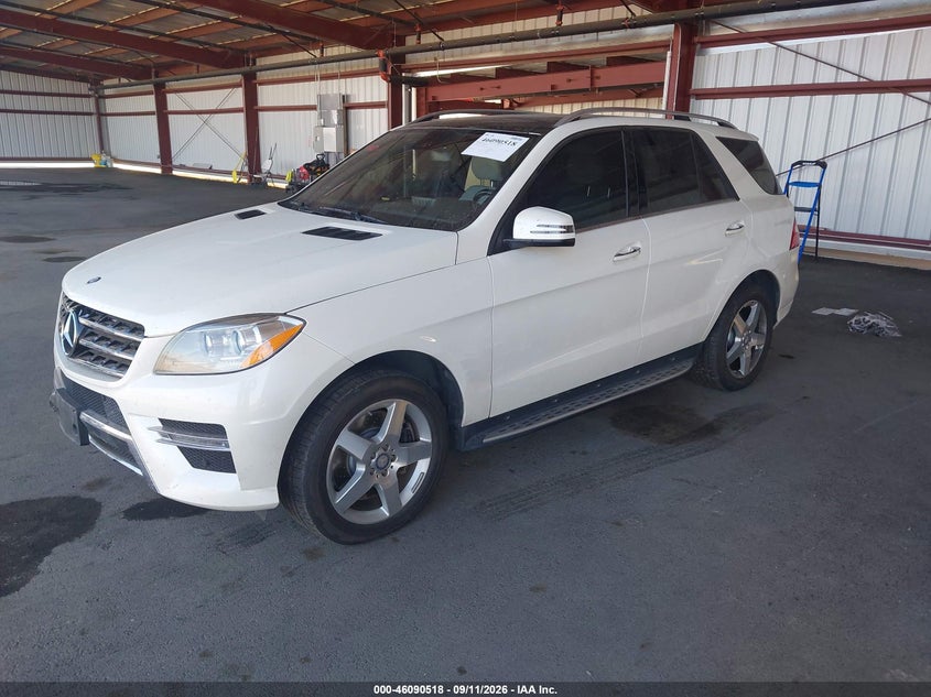 Vin: 4jgda7db7ea277244, lot: 46590125, mercedes-benz ml 550 4matic 20142