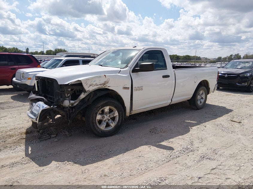 Vin: 3c6jr6dt4fg517170, lot: 46590128, ram 1500 tradesman 20152