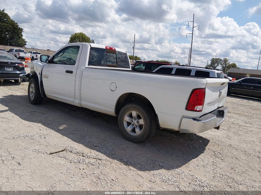 Vin: 3c6jr6dt4fg517170, lot: 46590128, ram 1500 tradesman 20153
