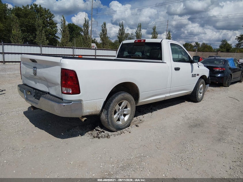 Vin: 3c6jr6dt4fg517170, lot: 46590128, ram 1500 tradesman 20154