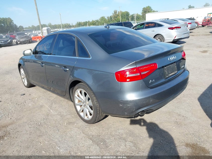 2013 AUDI A4 auction photo 3