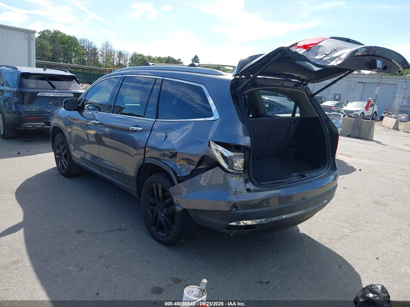 Vin: 5fnyf6h07gb018144, lot: 46590150, honda pilot elite 20163