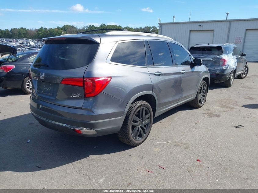 Vin: 5fnyf6h07gb018144, lot: 46590150, honda pilot elite 20164