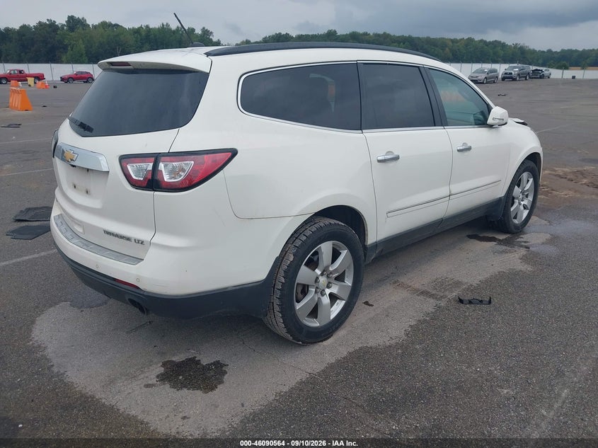 Vin: 1gnkvjkd0ej264358, lot: 46590171, chevrolet traverse ltz 20144