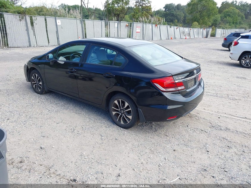 Vin: 2hgfb2f8xdh531982, lot: 46590176, honda civic ex 20133