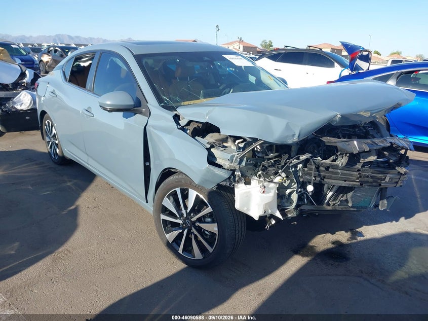 Vin: 3n1ab8cv9sy396025, lot: 46590195, nissan sentra sv 2025 img_1