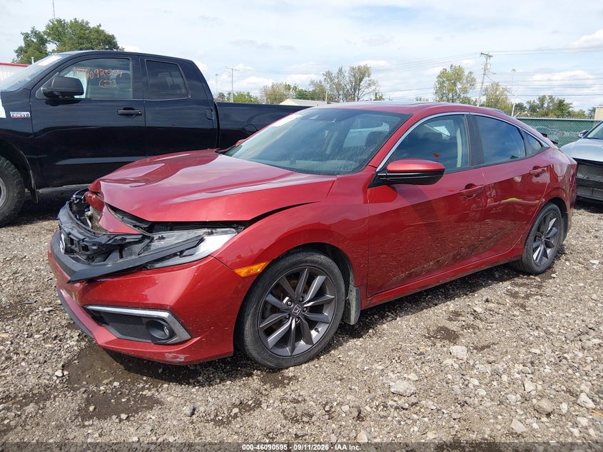 Vin: 19xfc1f33le014012, lot: 46590202, honda civic ex 20202