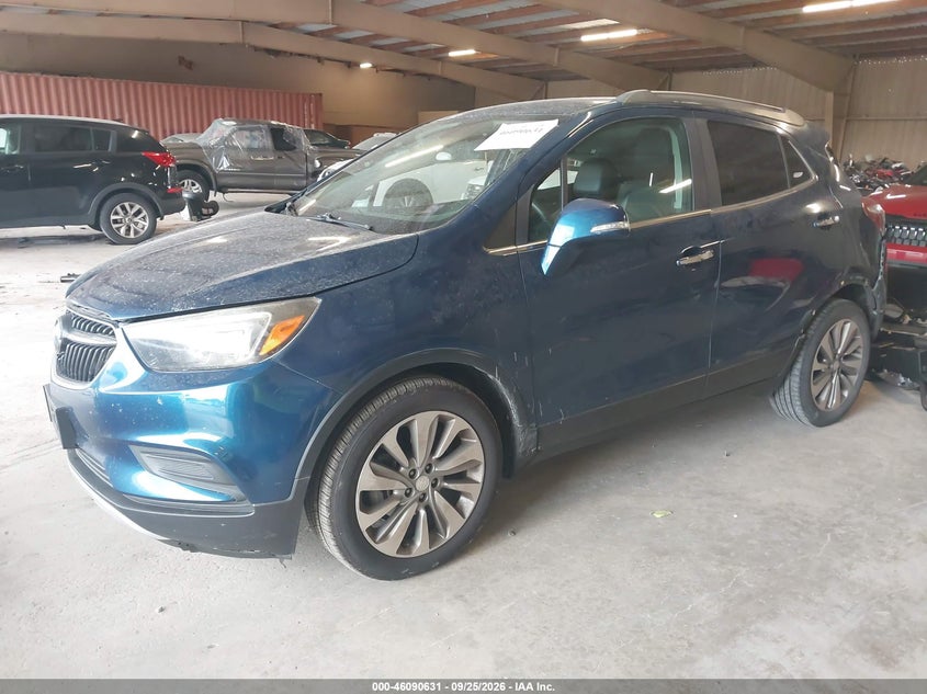 Vin: kl4cjasb5kb900733, lot: 46590238, buick encore fwd preferred 20192