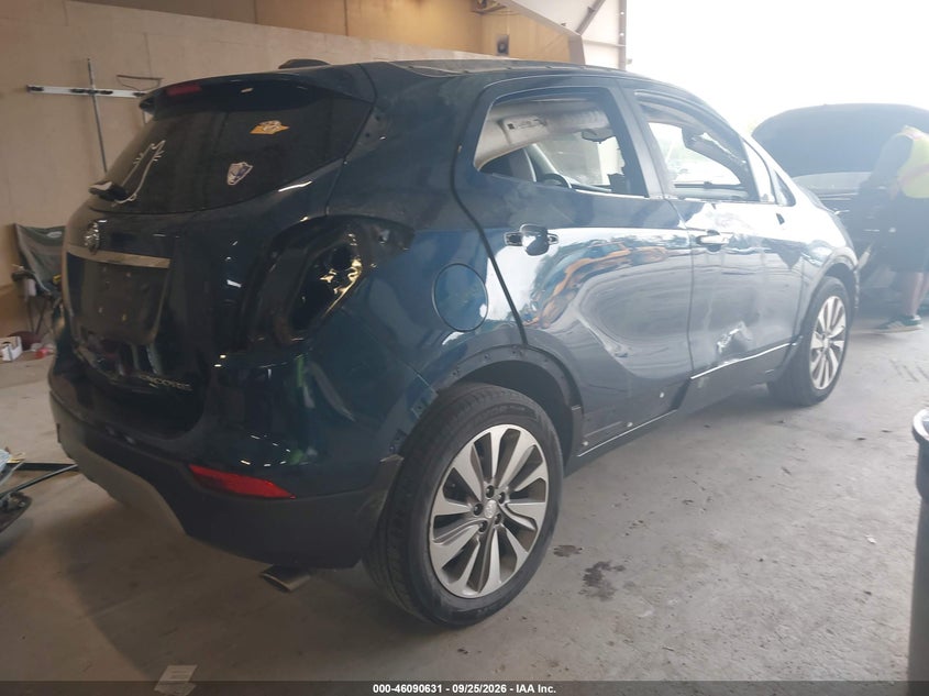 Vin: kl4cjasb5kb900733, lot: 46590238, buick encore fwd preferred 20194