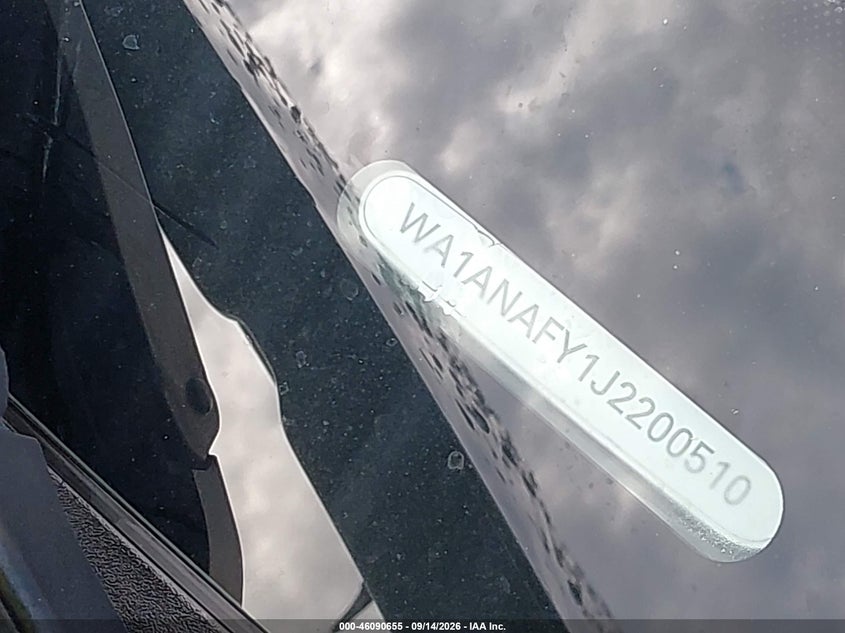 AUDI Q5 2018 VIN WA1ANAFY1J2200510