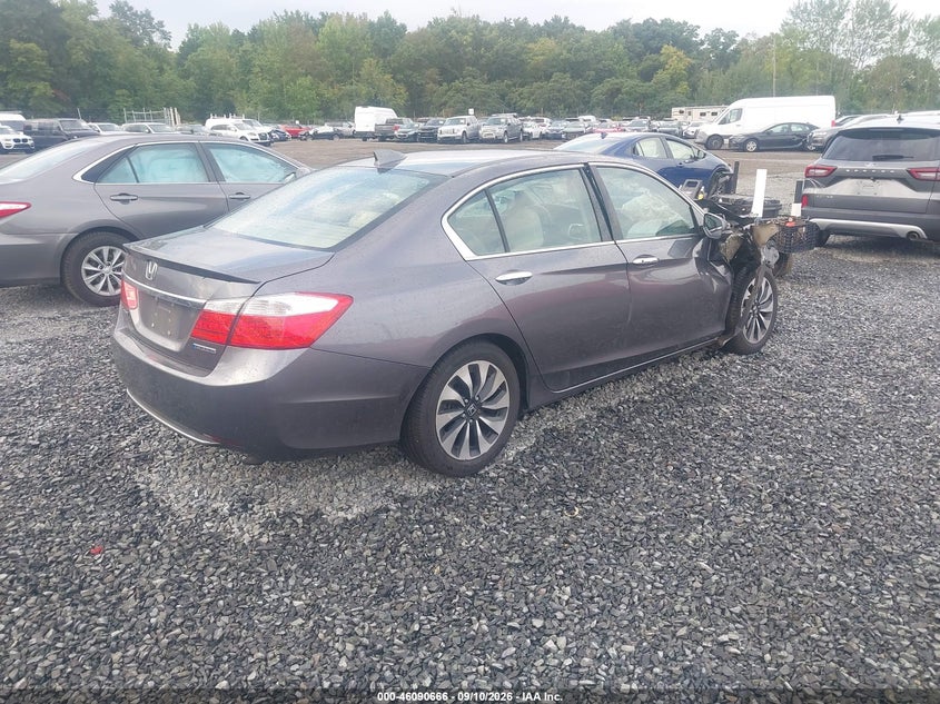 Vin: 1hgcr6f57ea004106, lot: 46590273, honda accord hybrid ex-l 20144