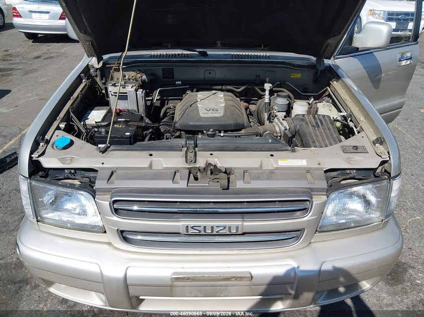 ISUZU TROOPER 2001 VIN JACDJ58XX17J02782
